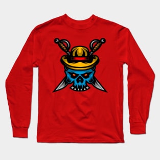 Skull pirate Long Sleeve T-Shirt